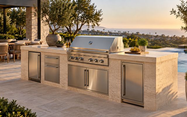 Outdoor kitchen example
