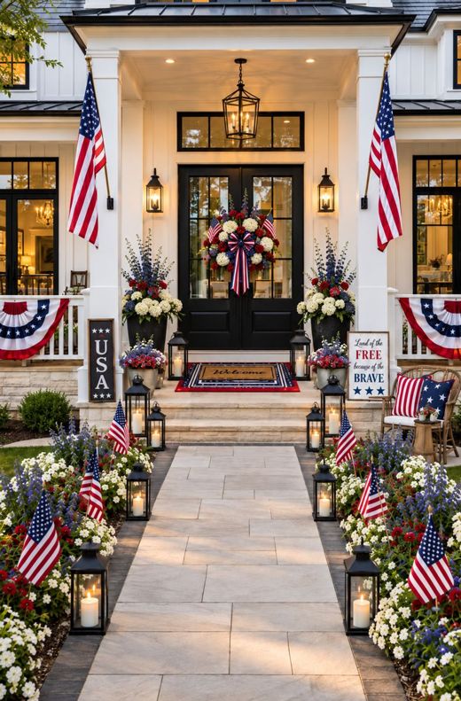 Fourth of July decor example