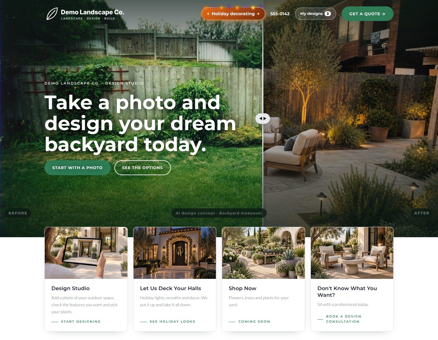 Your branded design site